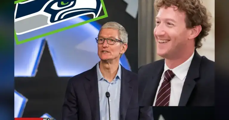 Zuckerberg & Cook Battle for Super Bowl Seahawks